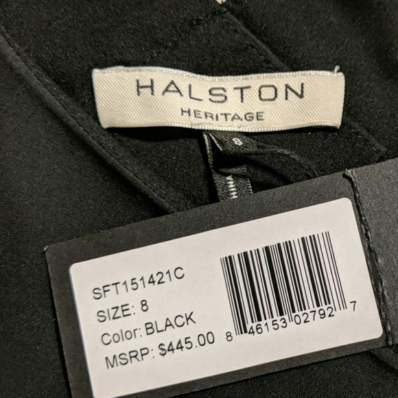 Halston Heritage Capped Sleeve Dress - Picture 7 of 8